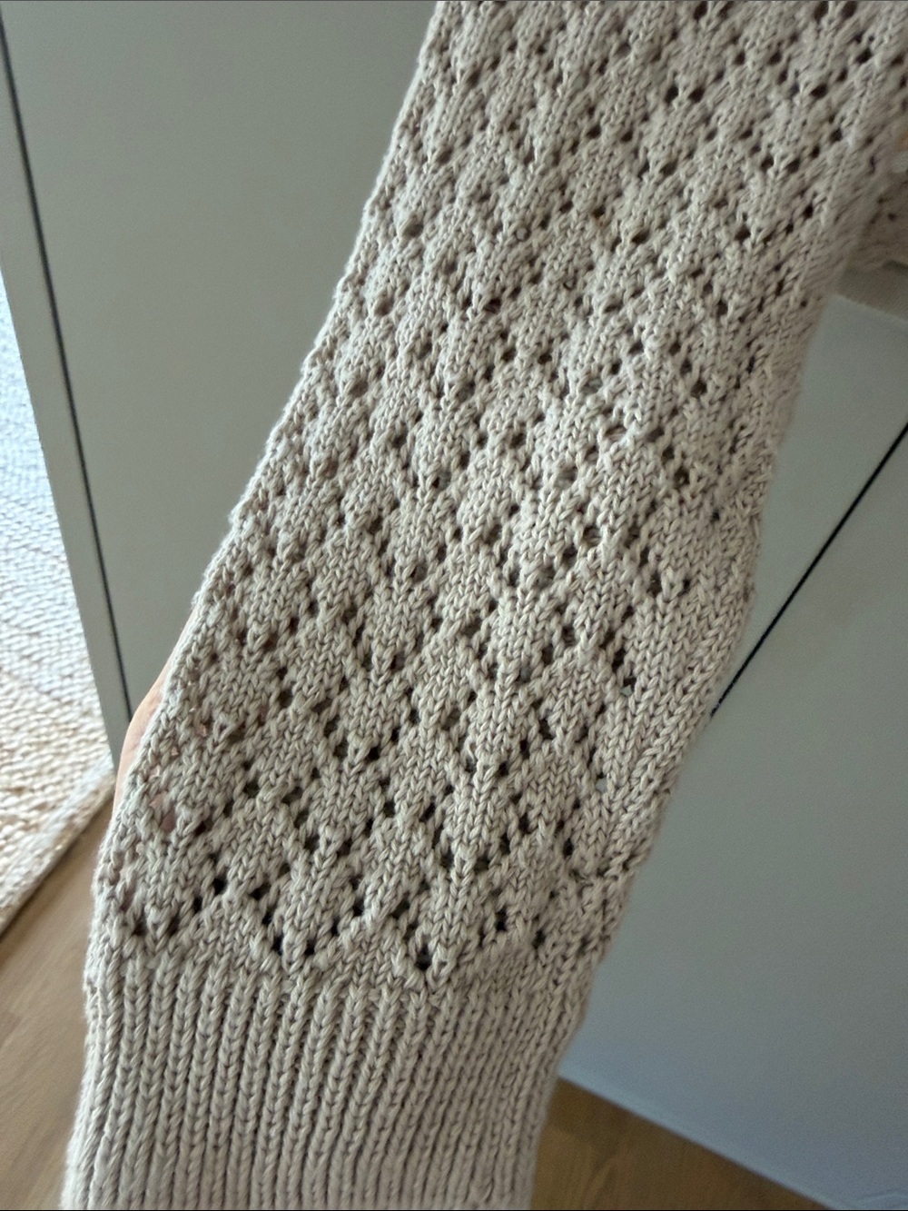 Cotton daisy crochet cardigan by Autumn Cashmere size M - Picture 3 of 5